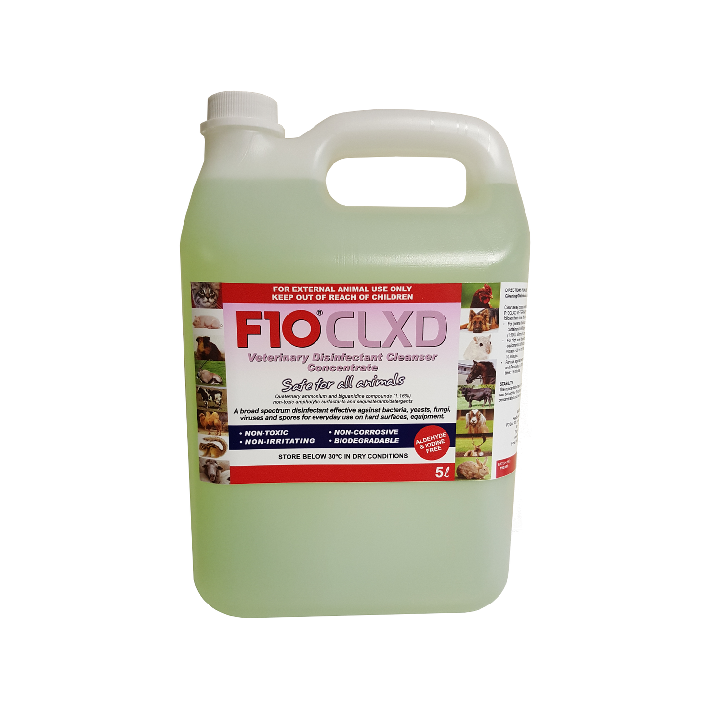 F10CLXD Veterinary Disinfectant/Cleanser