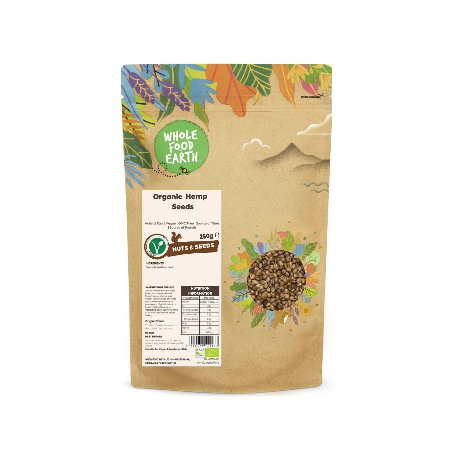 Organic Hemp Seeds