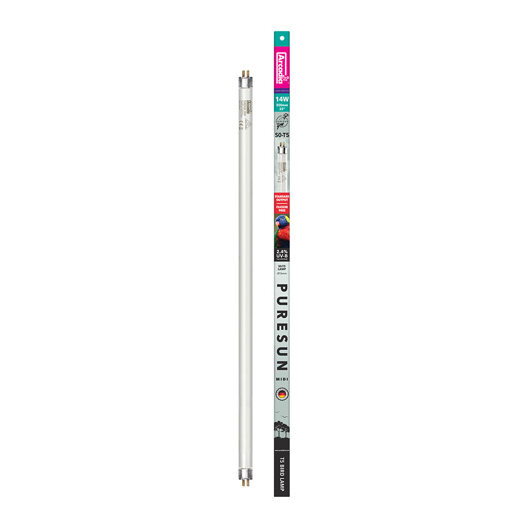 Arcadia PureSun Midi, 14w, 2.4% UVB Lamp