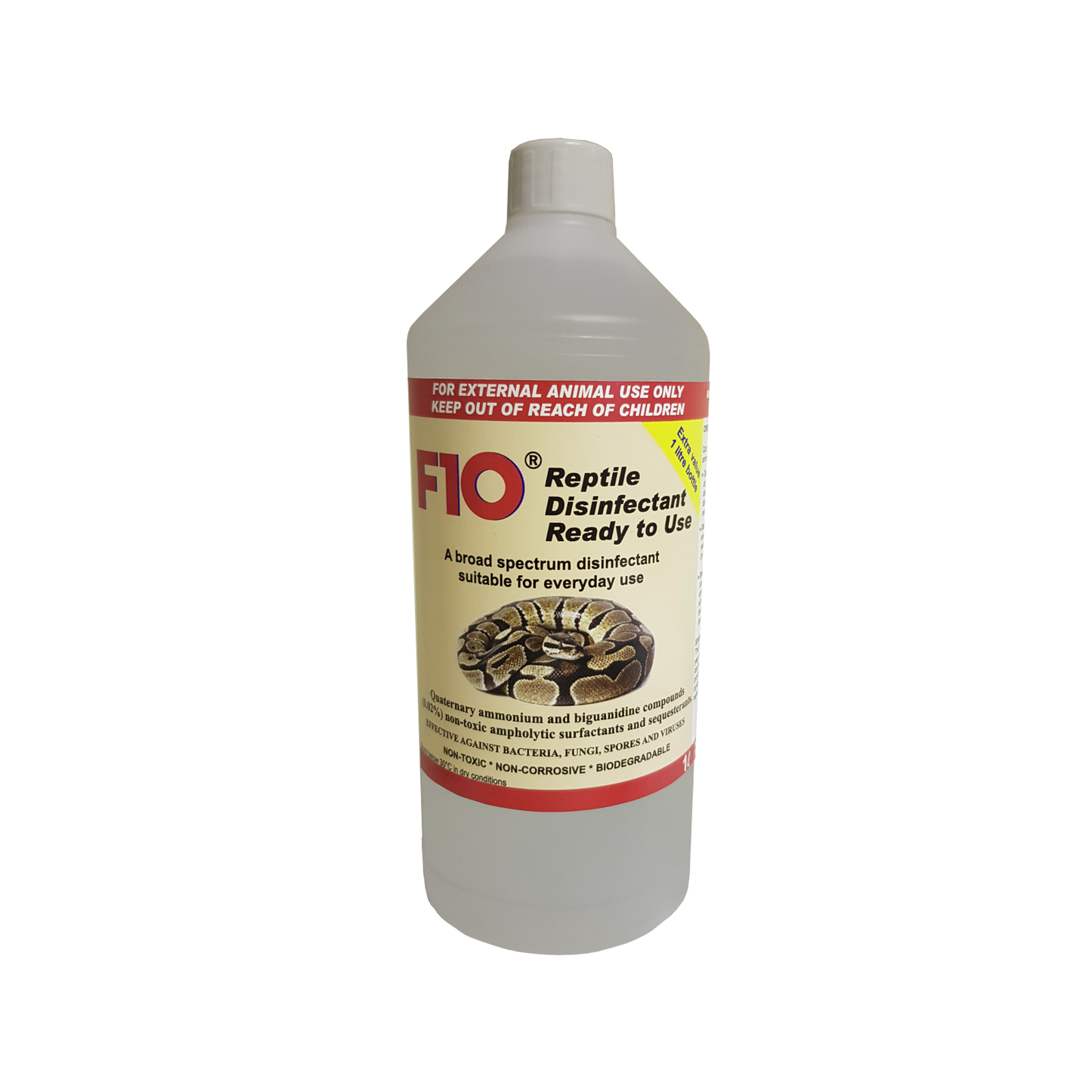 F10 Reptile Disinfectant, Ready to Use