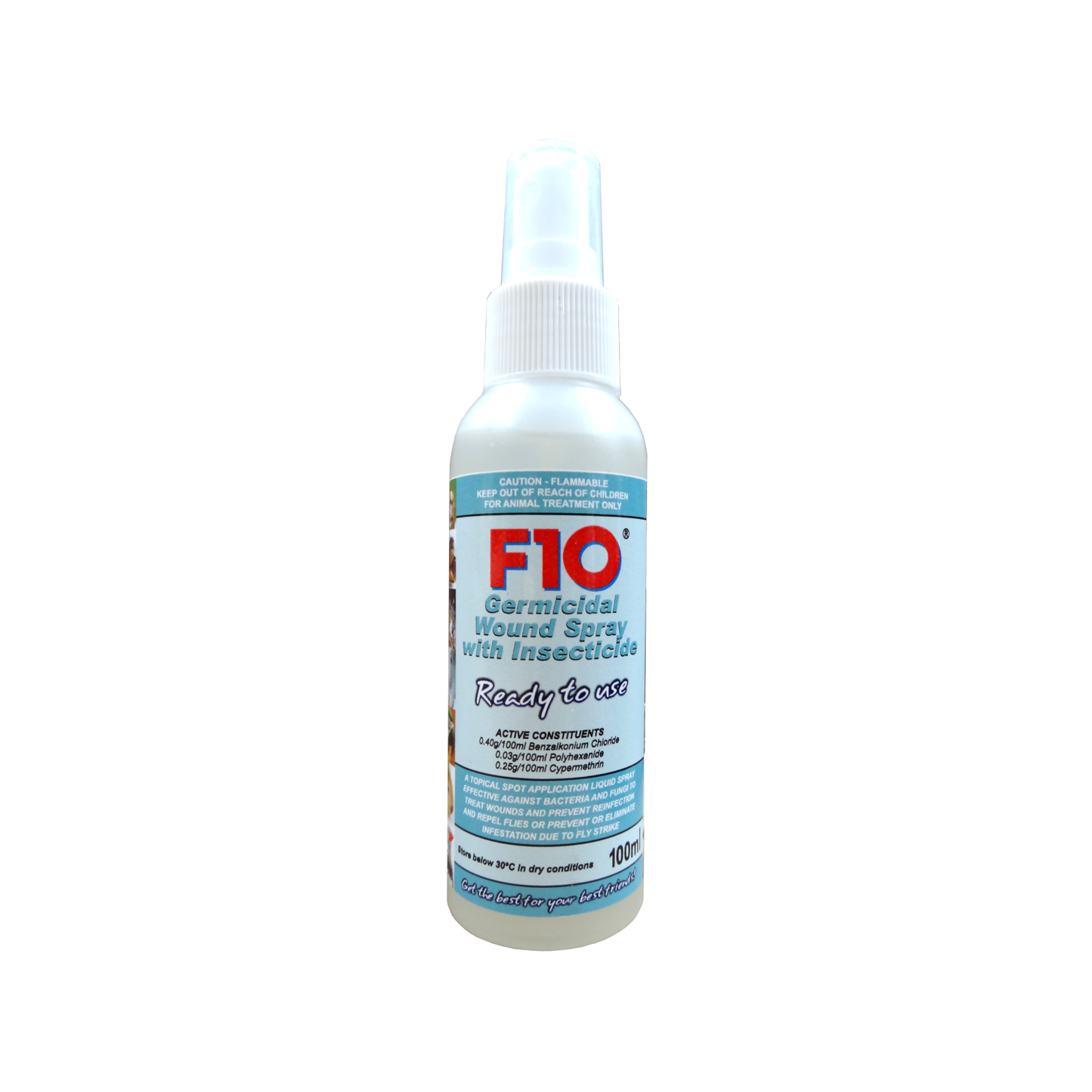 F10 Germicidal Wound Spray with Insecticide